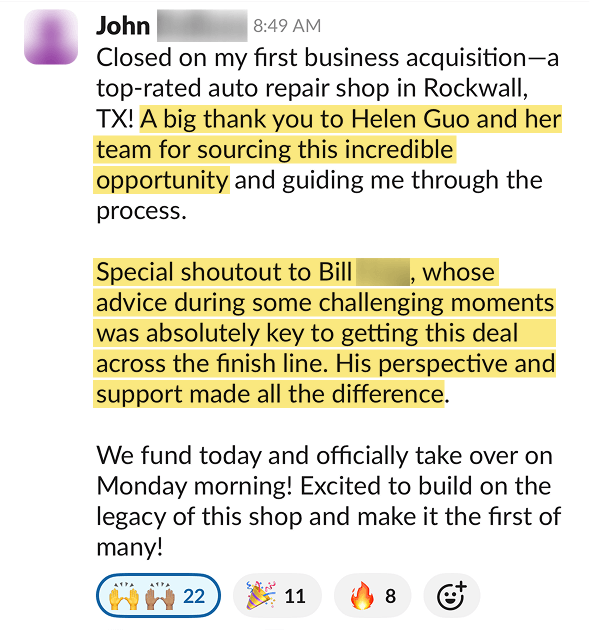 John testimonial John testimonial