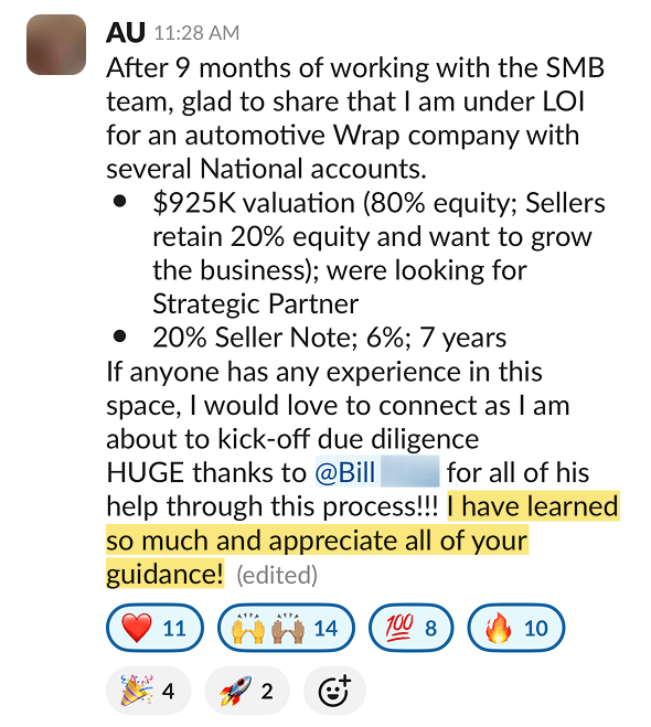 AU testimonial AU testimonial