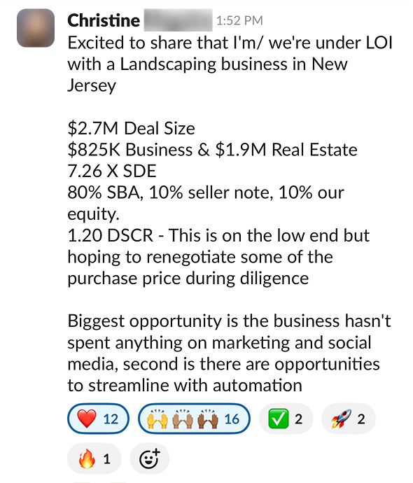 Christine testimonial